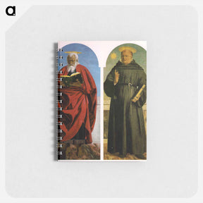 アートメモ帳-St. John the Evangelist and St. Nicholas of Tolentino - ピエロ デラ フランチェスカ Memo.