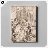 アートパネル-The title is "Rembrandt van Rijn's baby". - レンブラント ファン レイン Canvas.