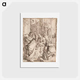 アートポストカード-The title is "Rembrandt van Rijn's baby". - レンブラント ファン レイン Postcard.