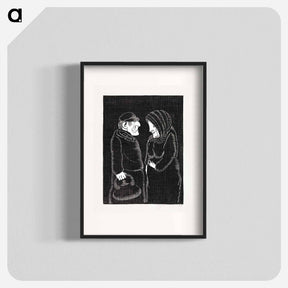 アートポスター-Fantastical Man and Woman
 - サミュエル ジェスルン Poster.