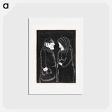 Fantastical Man and Woman
 - サミュエル ジェスルン Postcard.