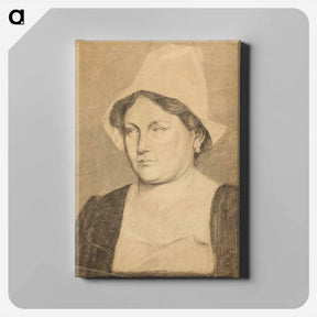 アートパネル-Woman with a Dutch Bonnet
 - ウィーン博物館 Canvas.