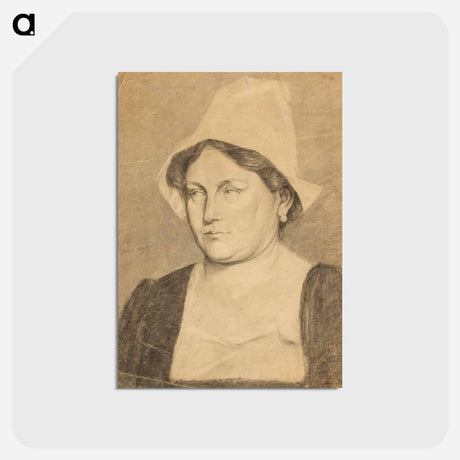 アートポストカード-Woman with a Dutch Bonnet
 - ウィーン博物館 Postcard.