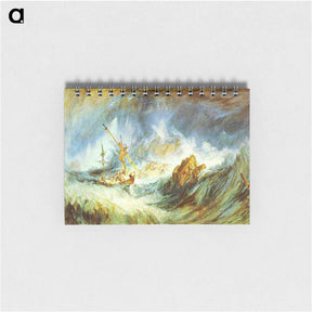 アートメモ帳-A Storm (Shipwreck) - ウィリアム ターナー Memo.