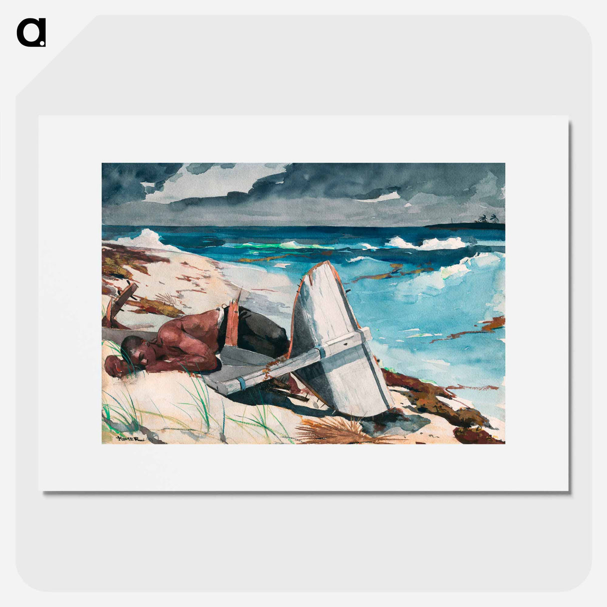 After the Hurricane, Bahamas - Winslow Homer Poster.