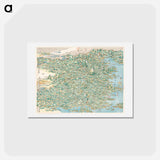 アートポストカード-Map of China
 - イェール大学アートギャラリー Postcard.