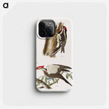 The Yellow-bellied Woodpecker - ニューヨークの動物学 Phone Case.