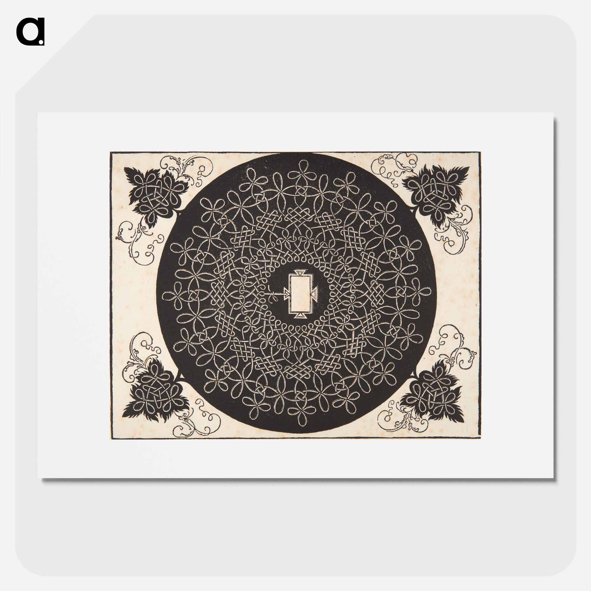 アートポスター-Knob with rectangular center - アルブレヒト デューラー Poster.