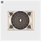 アートポストカード-Knob with rectangular center - アルブレヒト デューラー Postcard.