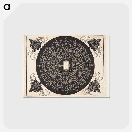 アートポストカード-Knob with rectangular center - アルブレヒト デューラー Postcard.