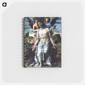 アートメモ帳-Christ of Pity supported by a cherub and a seraph - アンドレア マンテーニャ Memo.