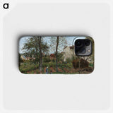 Landscape at Louveciennes - Camille Pissarro Phone Case.