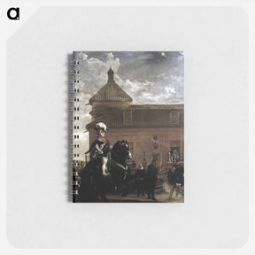 アートメモ帳-Prince Baltasar Carlos with the Count Duke of Olivares at the Royal Mews - ディエゴ ベラスケス Memo.