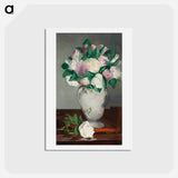 アートポストカード-Peonies - エドゥアール マネ Postcard.