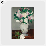 アートポストカード-Peonies - エドゥアール マネ Postcard.