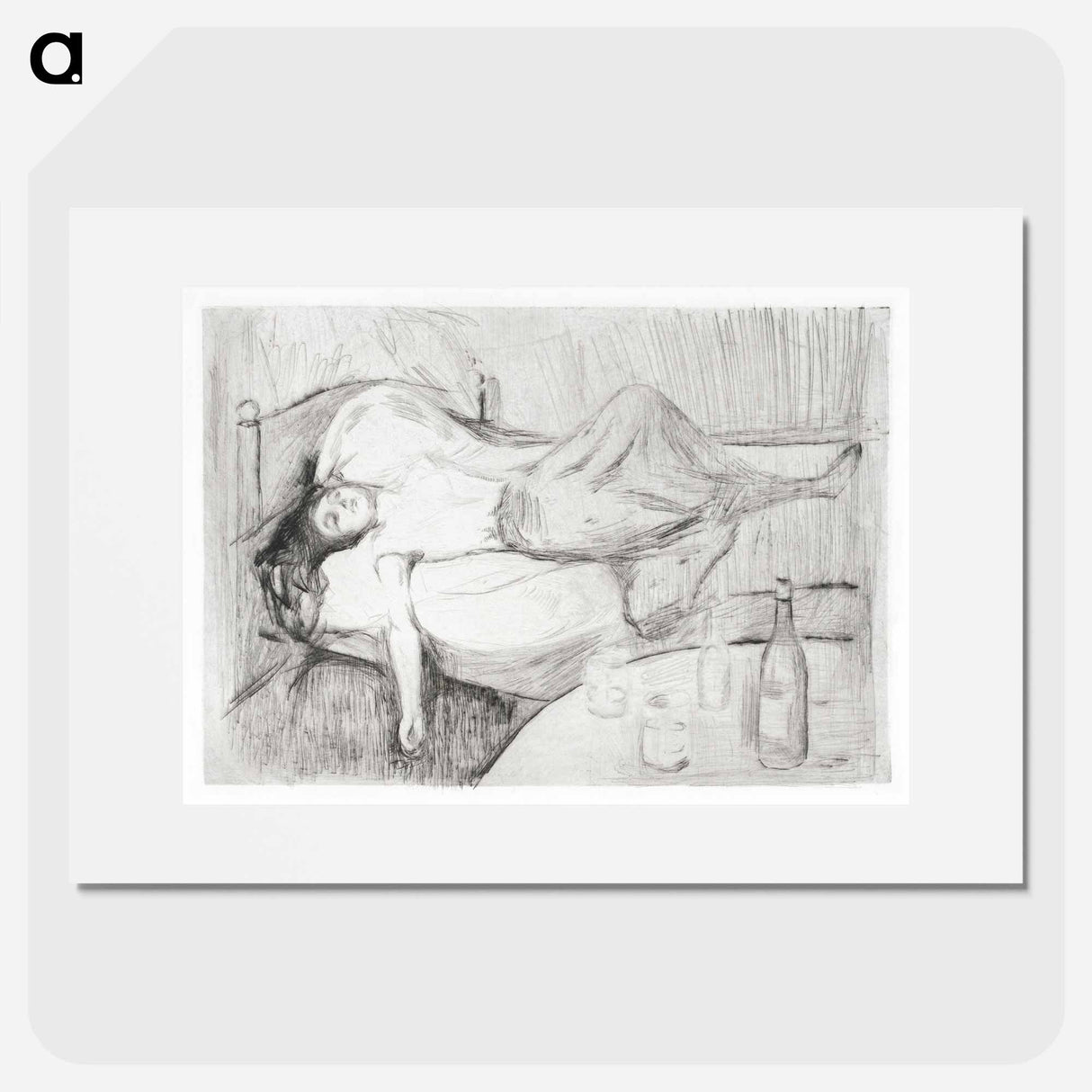 The Day After - Edvard Munch Poster.