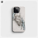 Study for the Failure of Gawain from the Holy Grail Tapestries - エドワード バーン ジョーンズ Phone Case.