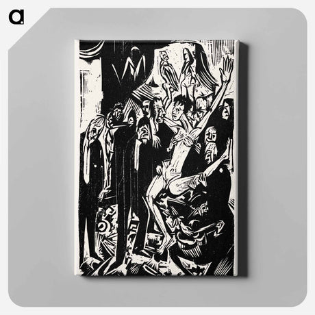 アートパネル-The graphic work of Ernst Ludwig Kirchner vol.1 - エルンスト ルートヴィヒ キルヒナー Canvas.