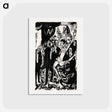 アートポストカード-The graphic work of Ernst Ludwig Kirchner vol.1 - エルンスト ルートヴィヒ キルヒナー Postcard.