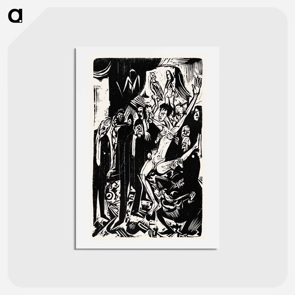 アートポストカード-The graphic work of Ernst Ludwig Kirchner vol.1 - エルンスト ルートヴィヒ キルヒナー Postcard.