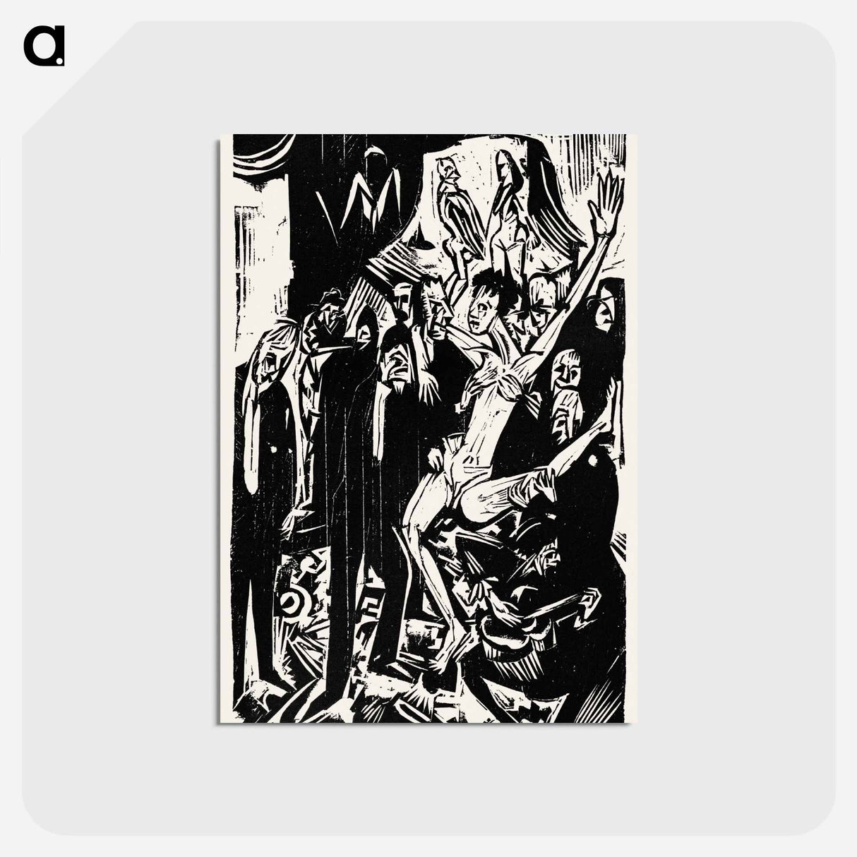 アートポストカード-The graphic work of Ernst Ludwig Kirchner vol.1 - エルンスト ルートヴィヒ キルヒナー Postcard.
