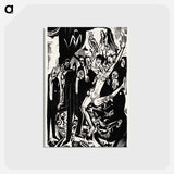 アートポストカード-The graphic work of Ernst Ludwig Kirchner vol.1 - エルンスト ルートヴィヒ キルヒナー Postcard.