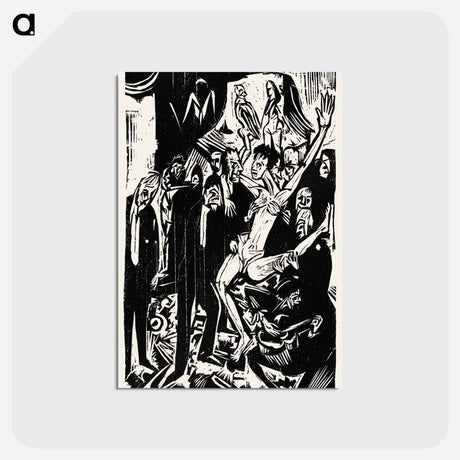 アートポストカード-The graphic work of Ernst Ludwig Kirchner vol.1 - エルンスト ルートヴィヒ キルヒナー Postcard.