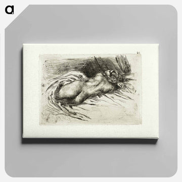 イエロー - ウジェーヌ ドラクロワ Canvas.