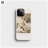 Of what ill will he die? - Francisco de Goya Phone Case.