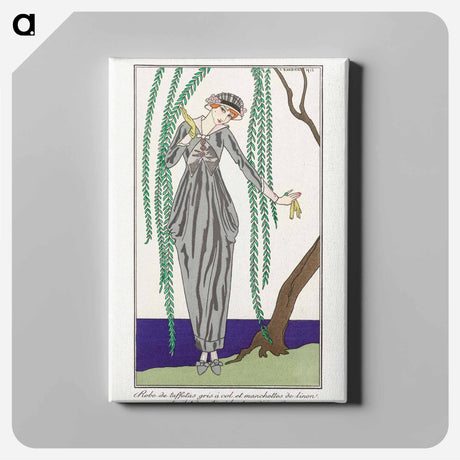 アートパネル-Costumes Parisiens - ジョージ バービエ Canvas.