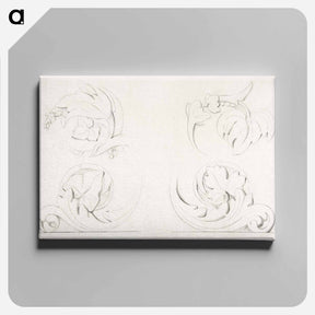 アートパネル-Architectural Motifs: Four Rinceaux - ジョルジュ スーラ Canvas.