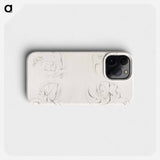 Architectural Motifs: Four Rinceaux - ジョルジュ スーラ Phone Case.