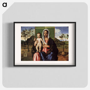 アートポスター-Madonna and Child - ジョヴァンニ ベッリーニ Poster.