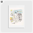 アートポストカード-Chocolat Dancing in the Achille Bar - アンリ ド トゥールーズ ロートレック Postcard.