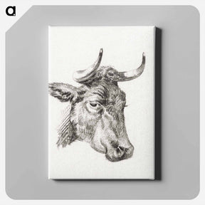 アートパネル-Head of a cow - ジャン ベルナール Canvas.