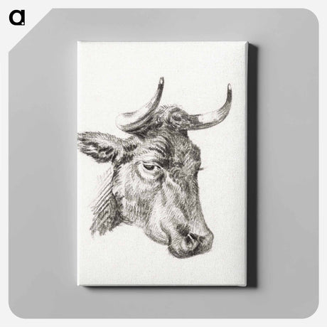 アートパネル-Head of a cow - ジャン ベルナール Canvas.