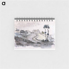 アートメモ帳-Landscape near Vichy - ジャン フランソワ ミレー Memo.