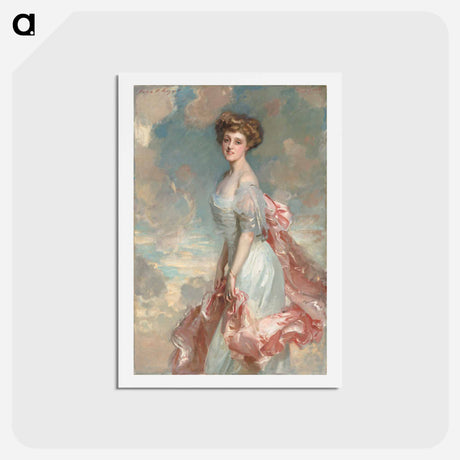 アートポストカード-Miss Grace Woodhouse - ジョン シンガー サージェント Postcard.