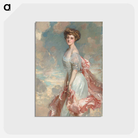 アートポストカード-Miss Grace Woodhouse - ジョン シンガー サージェント Postcard.