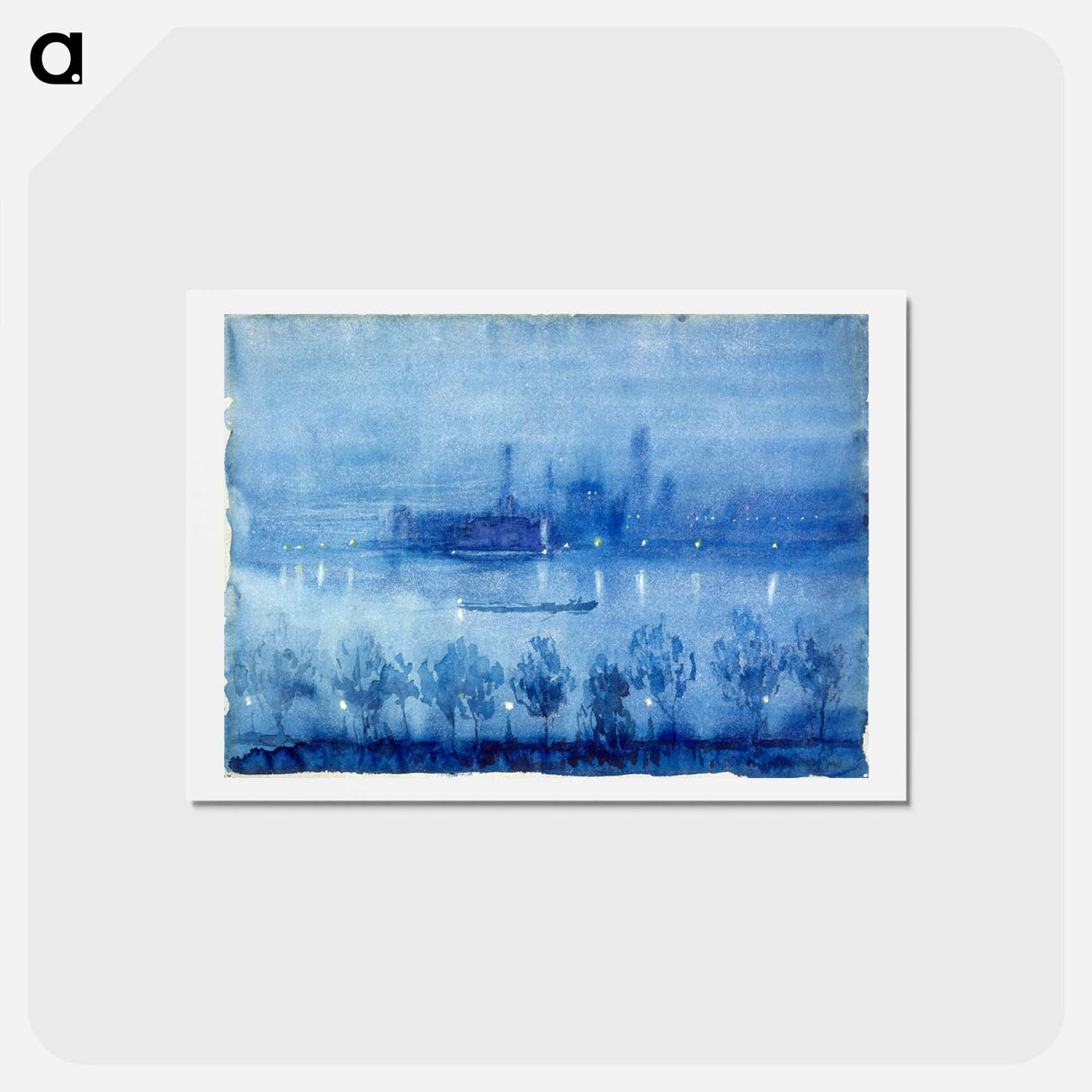 アートポストカード-Blue Night, London
 - ジョセフ ペネル Postcard.