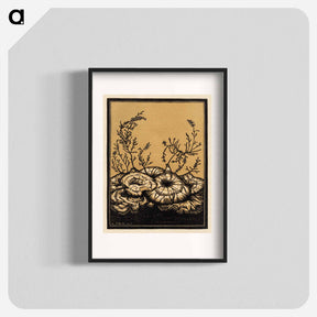 アートポスター-Blossoming plants - ユリー デ フラーハ Poster.