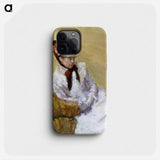 Portrait of the Artist - Mary Cassatt Phone Case.