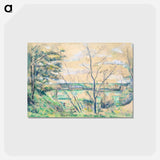 アートポストカード-In the Oise Valley - ポール セザンヌ Postcard.