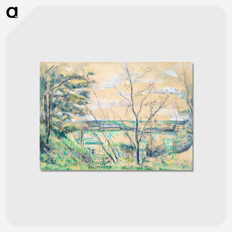 アートポストカード-In the Oise Valley - ポール セザンヌ Postcard.