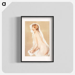 アートポスター-Splashing Figure (Study for “The Large Bathers”) - ピエール オーギュスト ルノワール Poster.