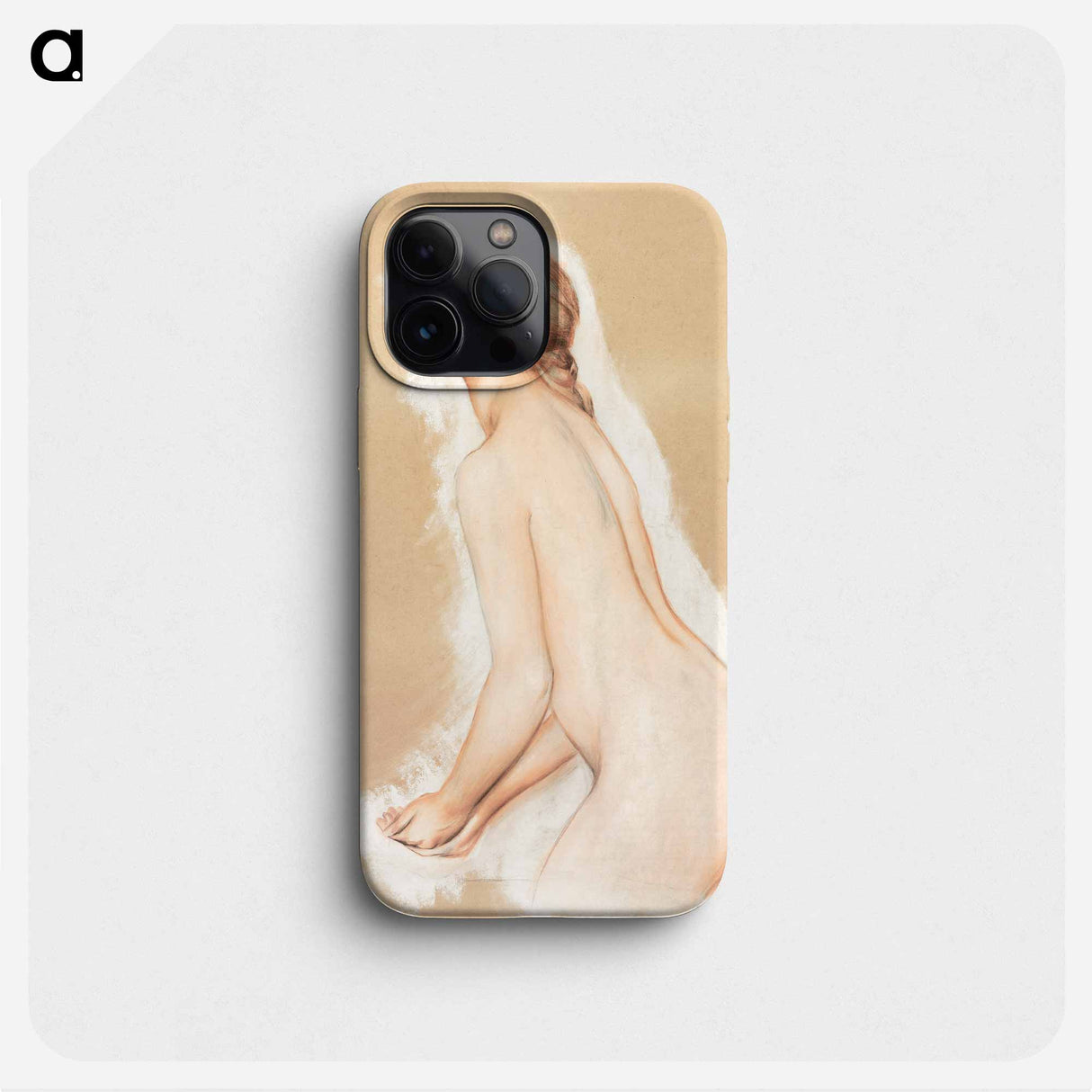 Splashing Figure (Study for “The Large Bathers”) - Pierre-Auguste Renoir Phone Case.