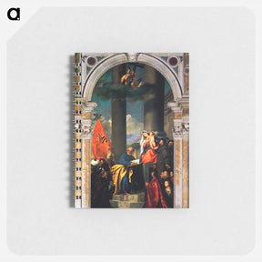 アートメモ帳-The Madonna of the Pesaro Family - ティツィアーノ ヴェチェッリオ Memo.