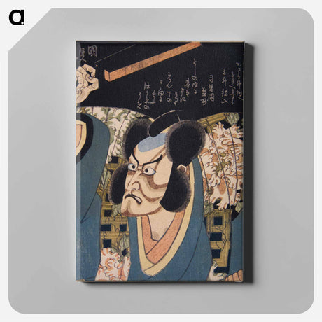 アートパネル-Ichikawa Danjūrō VII as Arajishi Otokonosuke
 - 歌川 国貞 Canvas.