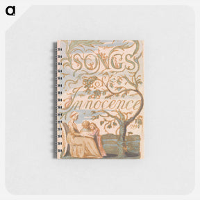 アートメモ帳-Songs of Innocence, Plate 2, Title Page - ウィリアム ブレイク Memo.