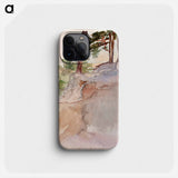 Rantamaisema, puun juurakko - アルバート エーデルフェルト Phone Case.